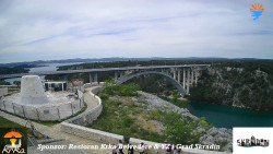 Skradin, řeka Krka, most A1