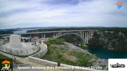 Skradin, řeka Krka, most A1