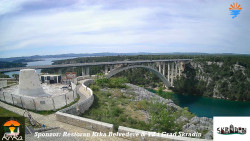 Skradin, řeka Krka, most A1