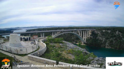 Skradin, řeka Krka, most A1