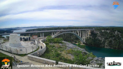 Skradin, řeka Krka, most A1