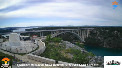 Skradin, řeka Krka, most A1