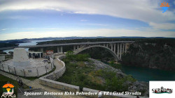 Skradin, řeka Krka, most A1