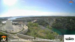 Skradin, řeka Krka, most A1