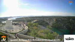 Skradin, řeka Krka, most A1