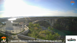 Skradin, řeka Krka, most A1