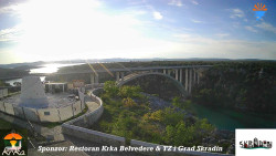 Skradin, řeka Krka, most A1