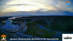 Skradin, řeka Krka, most A1