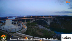 Skradin, řeka Krka, most A1