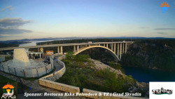 Skradin, řeka Krka, most A1