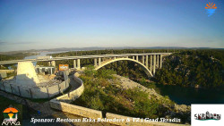 Skradin, řeka Krka, most A1