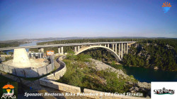 Skradin, řeka Krka, most A1
