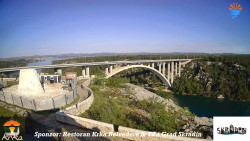 Skradin, řeka Krka, most A1