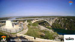 Skradin, řeka Krka, most A1