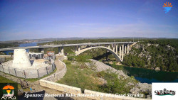 Skradin, řeka Krka, most A1