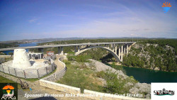 Skradin, řeka Krka, most A1