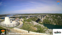 Skradin, řeka Krka, most A1