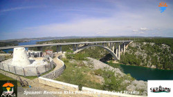 Skradin, řeka Krka, most A1