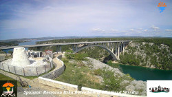 Skradin, řeka Krka, most A1