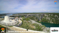 Skradin, řeka Krka, most A1