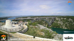 Skradin, řeka Krka, most A1