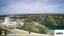 Skradin, řeka Krka, most A1