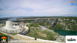Skradin, řeka Krka, most A1