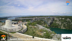 Skradin, řeka Krka, most A1