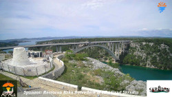 Skradin, řeka Krka, most A1