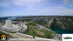 Skradin, řeka Krka, most A1