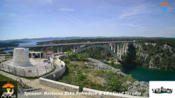 Skradin, řeka Krka, most A1