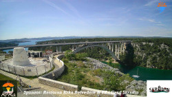 Skradin, řeka Krka, most A1