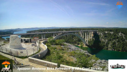 Skradin, řeka Krka, most A1