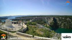 Skradin, řeka Krka, most A1