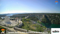 Skradin, řeka Krka, most A1