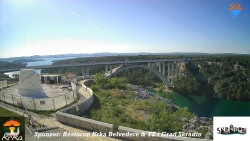 Skradin, řeka Krka, most A1