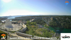 Skradin, řeka Krka, most A1
