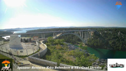 Skradin, řeka Krka, most A1