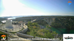 Skradin, řeka Krka, most A1