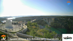 Skradin, řeka Krka, most A1