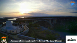 Skradin, řeka Krka, most A1