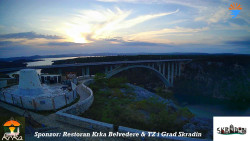 Skradin, řeka Krka, most A1