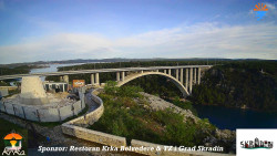 Skradin, řeka Krka, most A1