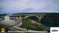 Skradin, řeka Krka, most A1