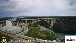 Skradin, řeka Krka, most A1