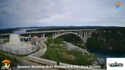 Skradin, řeka Krka, most A1