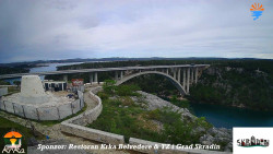 Skradin, řeka Krka, most A1