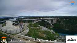 Skradin, řeka Krka, most A1