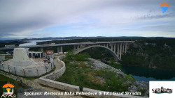 Skradin, řeka Krka, most A1