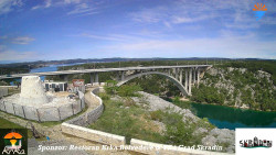 Skradin, řeka Krka, most A1